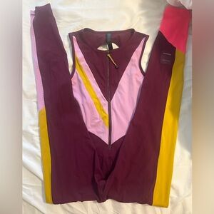 Lululemon Break New Ground Onesie Roksanda in Marvel / Candy Pink / Honeycomb